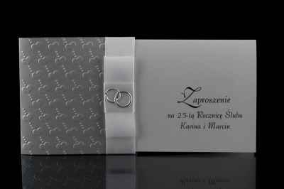 Zaproszenie na Srebrne Wesele ZSW II