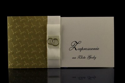 Zaproszenie na Złote Wesele ZZW II