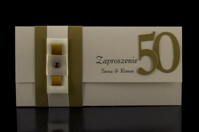 Zaproszenie na Złote Wesele ZZW I