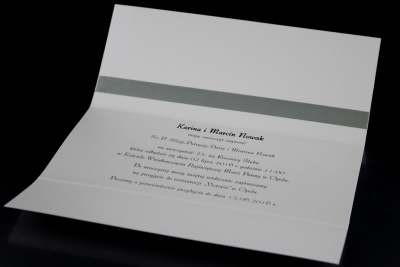 Zaproszenie na Srebrne Wesele ZSW III