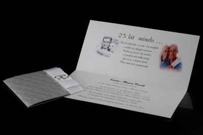 Zaproszenie na Srebrne Wesele ZSW II