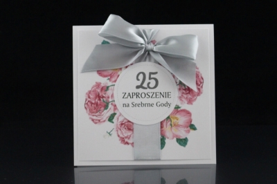 Zaproszenie na Srebrne Wesele ZSW V