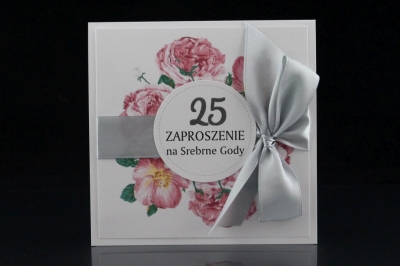 Zaproszenie na Srebrne Wesele ZSW VI