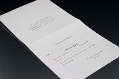 Zaproszenie na Srebrne Wesele ZSW V