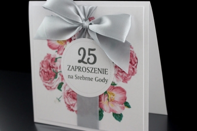 Zaproszenie na Srebrne Wesele ZSW V