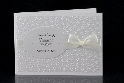 Zaproszenie na Chrzest ZCH XII