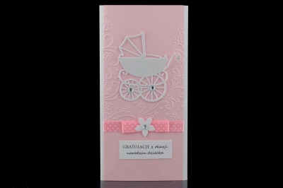 Kartki z okazji narodzin dziecka - kartka DL - 10 szt