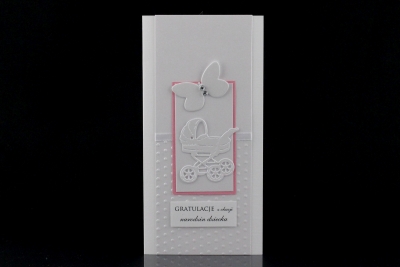 Kartki z okazji narodzin dziecka - kartka DL - 10 szt