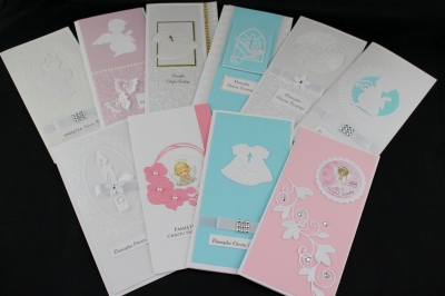 Kartki z okazji Chrztu Świętego - kartka DL - 10 szt