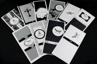 Kartki Kondolencyjne - kartka DL - 10 szt