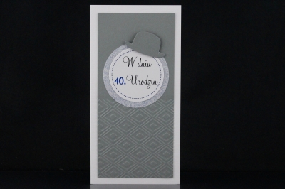 Kartki urodzinowe z cyfrą - kartka DL - 10 szt