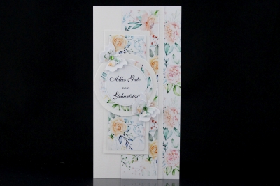 Kartki urodzinowe po niemiecku - kartka DL - 10 szt