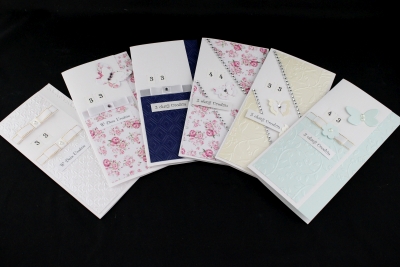 Kartki urodzinowe z ruchomą cyfrą - kartka DL - 10 szt