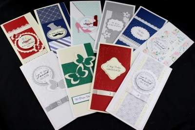 Kartki urodzinowe - kartka DL - 10 szt