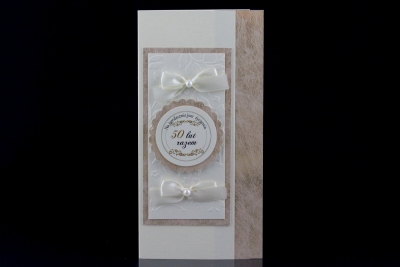 Kartki z okazji Złotych Godów - kartka DL - 10 szt