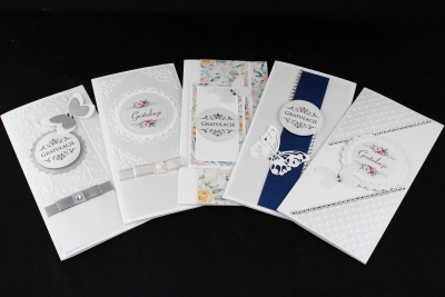 Kartki okolicznościowe Gratulacje - kartka DL - 10 szt