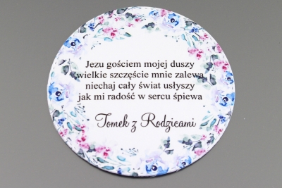 Etykiety na ciasto komunijne KNKK XXXVIII
