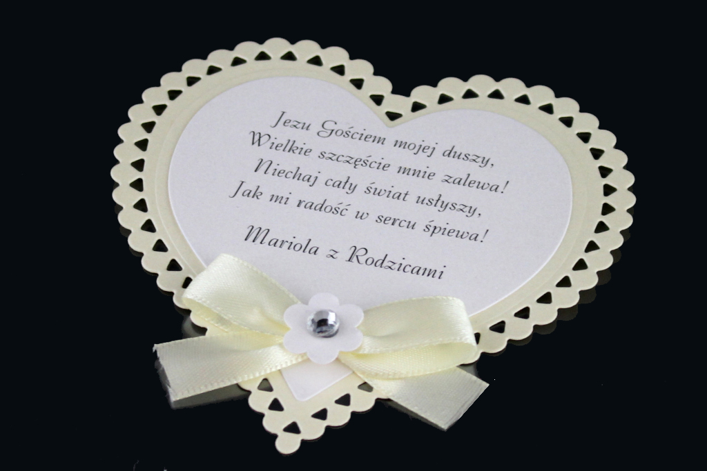Etykieta na ciasto komunijne - wersja KNKKS IV