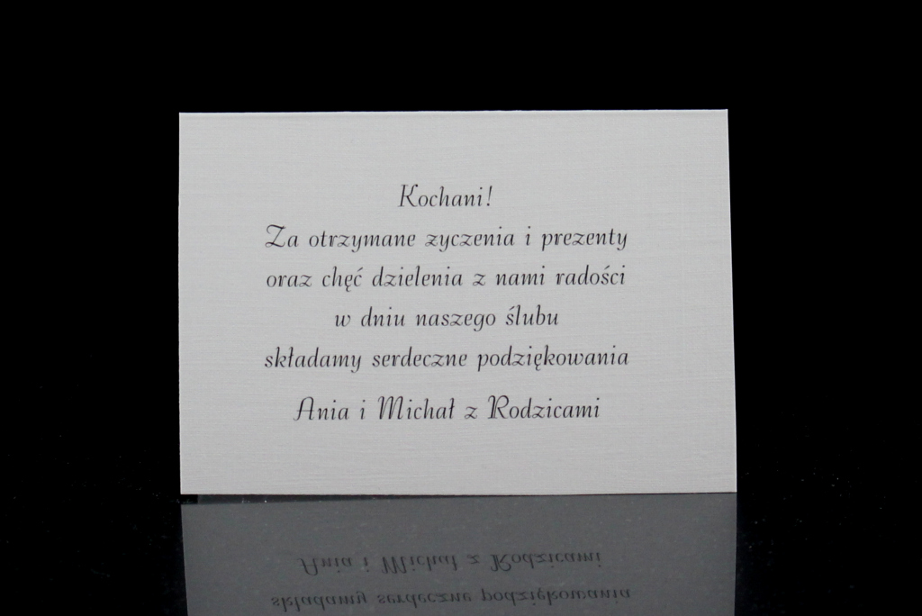 Winietka ślubna - przykładowa realizacja