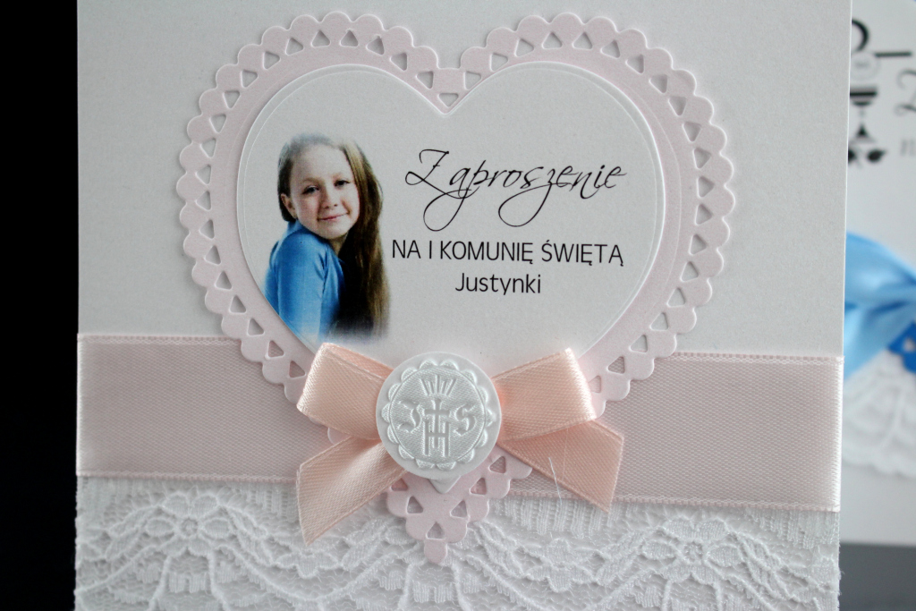 Zaproszenia Komunijne wzór ZKK III - zbliżenie