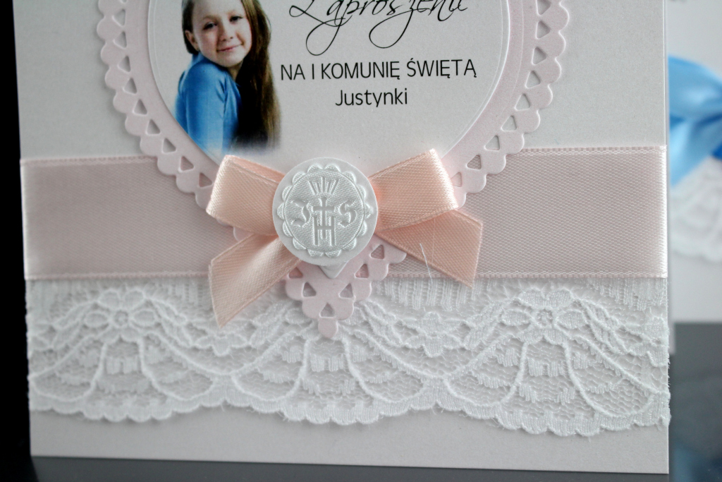 Zaproszenia Komunijne wzór ZKK III - zbliżenie