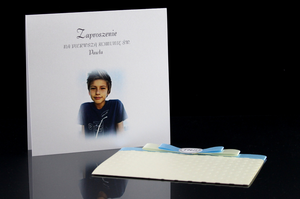 Zaproszenia Komunijne wzór ZKK IV - zbliżenie