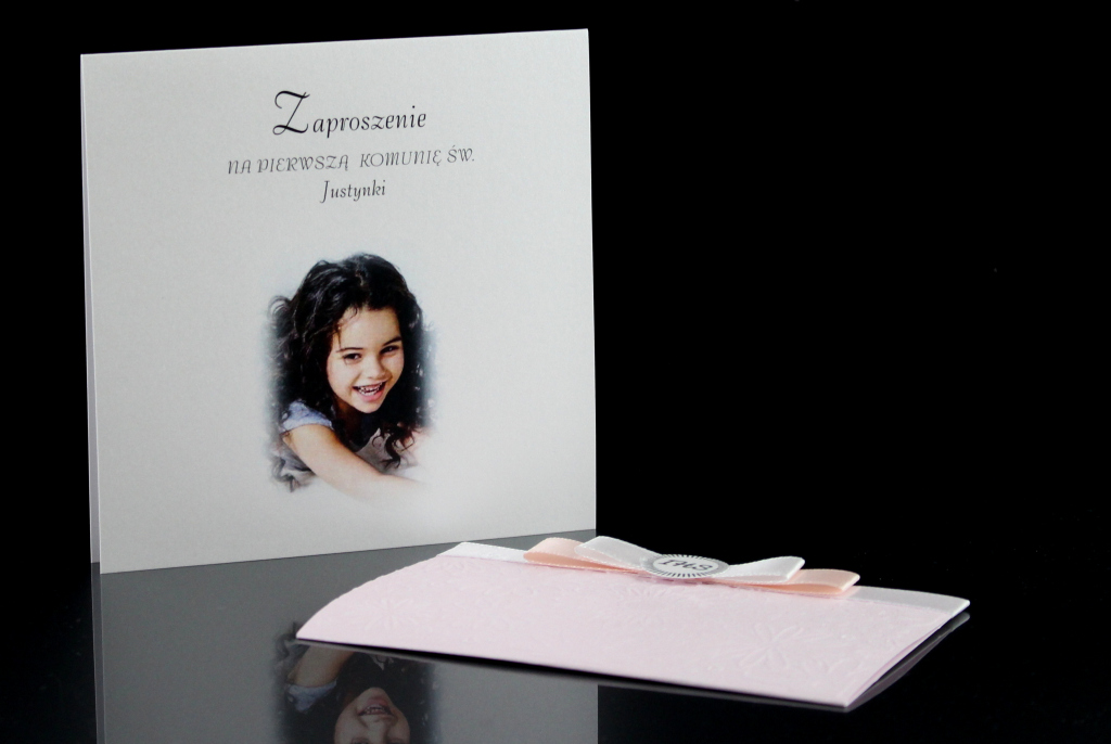 Zaproszenia Komunijne wzór ZKK IV - zbliżenie